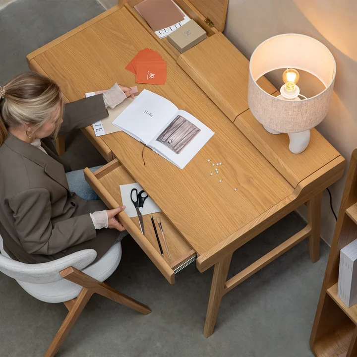 Zuiver - Kaat Bureau, chêne