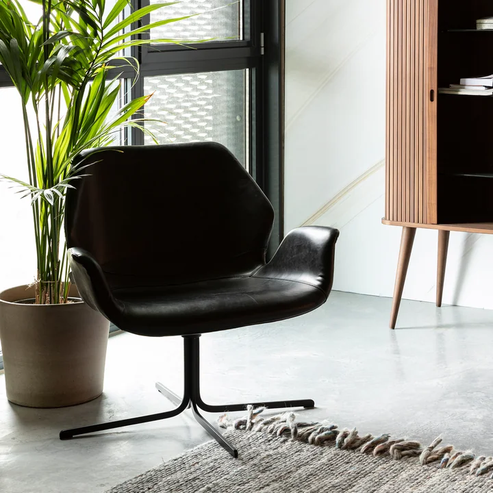 Zuiver - Nikki Lounge Chair, tout noir