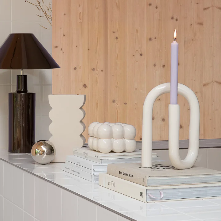 Zuiver - Tubo Chandelier, large / beige