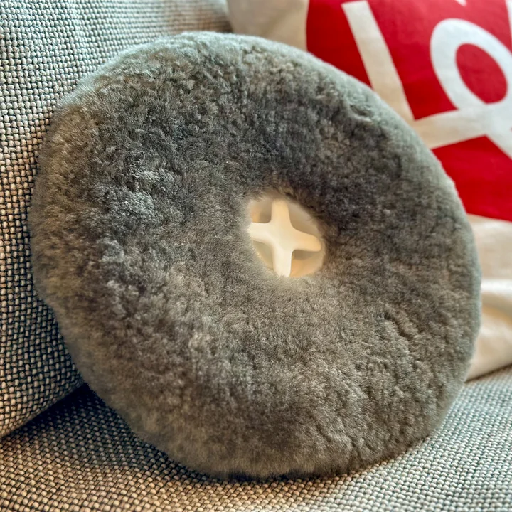 Authentics - Pill bouillotte, peau de mouton, anthracite