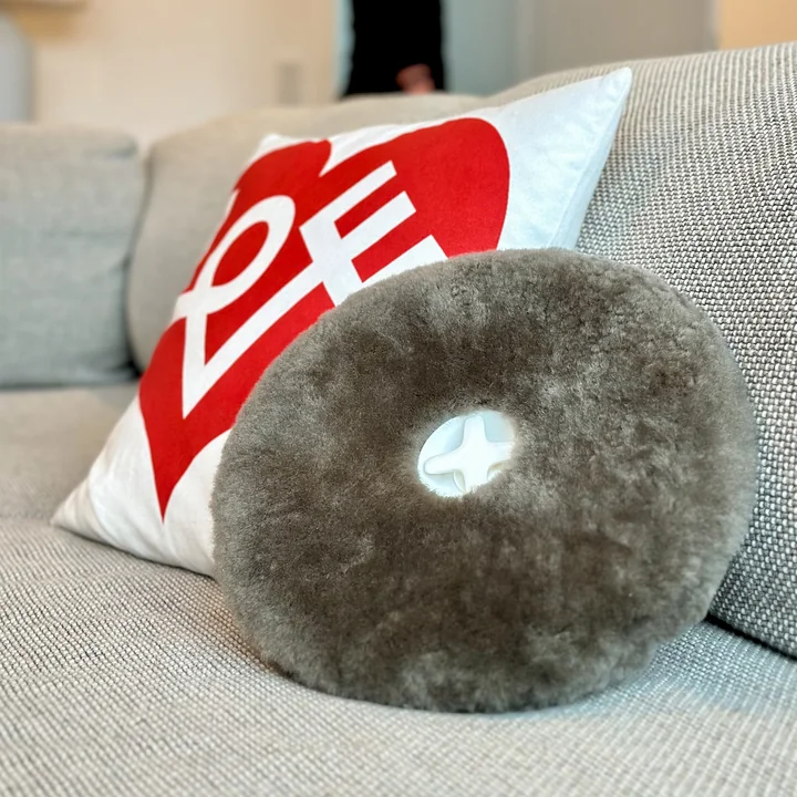 Authentics - Pill bouillotte, peau de mouton, anthracite