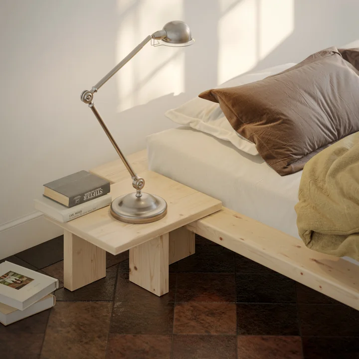 Karup Design - Japan Table de nuit, 45 x 34 x 23 cm, pin naturel