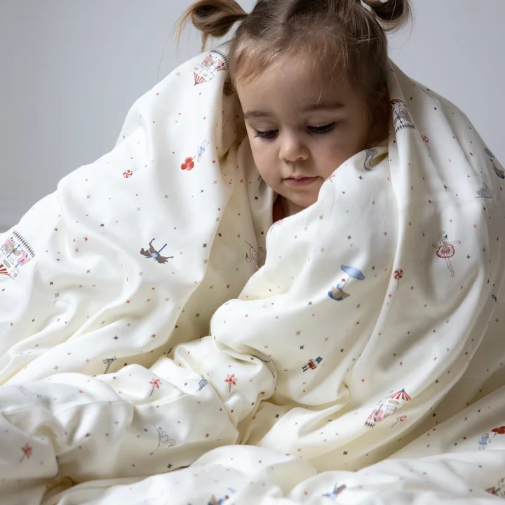 Cam Cam Copenhagen - Junior Linge de lit, 100 x 140 cm, carousel