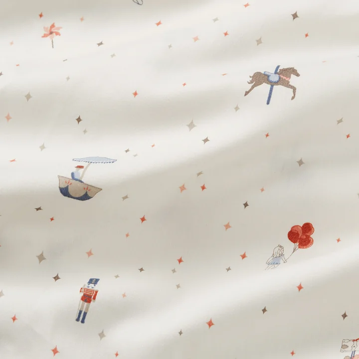 Cam Cam Copenhagen - Junior Linge de lit, 100 x 140 cm, carousel