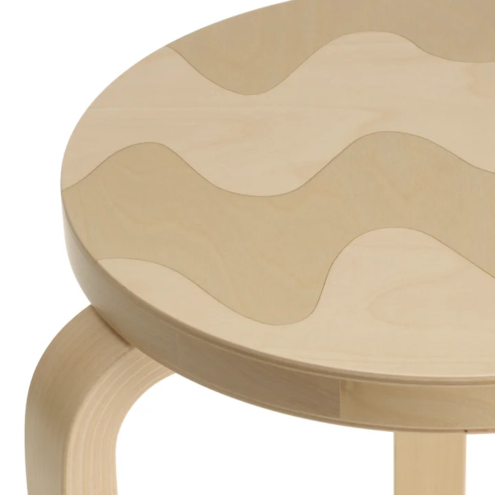 Artek - 60 Tabouret, lokki, bouleau naturel