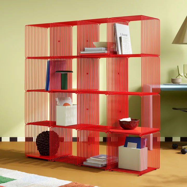 Montana - Panton Wire Étagère / Table d'appoint 34,8 cm, rosehip