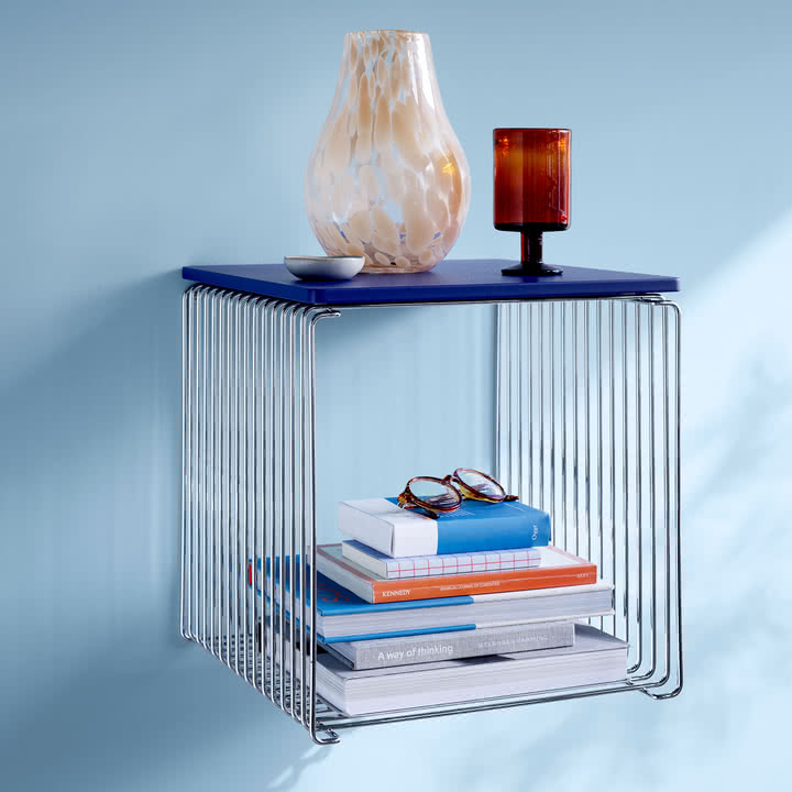 Montana - Panton Wire Étagère / Table d'appoint 34,8 cm, chrome