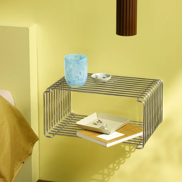 Montana - Panton Wire Étagère mi-hauteur 25,7 cm, chromée