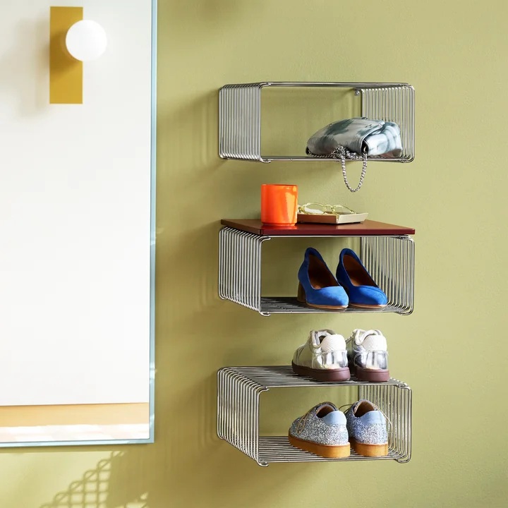 Montana - Panton Wire Étagère mi-hauteur 34,8 cm, chrome