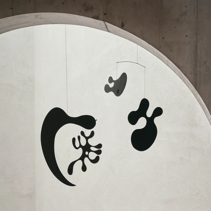 Vitra - Eames Plywood Mobile, modèles AL et C, noir