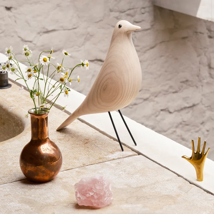 Vitra - Eames House Bird , frêne huilé blanc coton