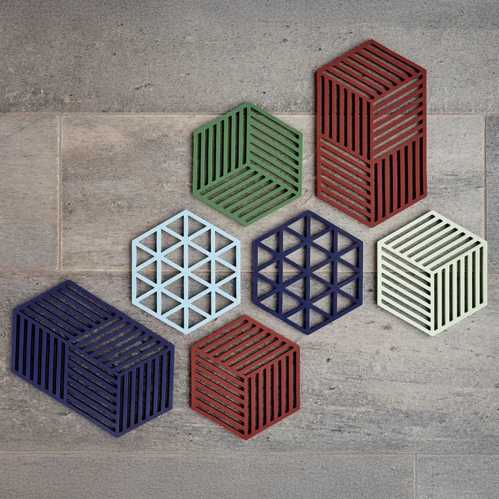 Zone Denmark - Hexagon et Triangle Dessous de verre