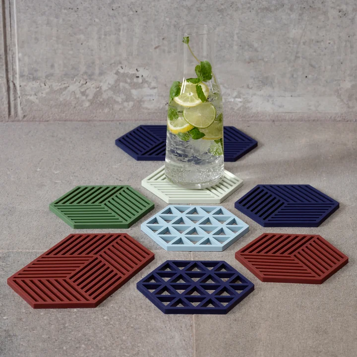 Zone Denmark - Hexagon et Triangle Dessous de verre
