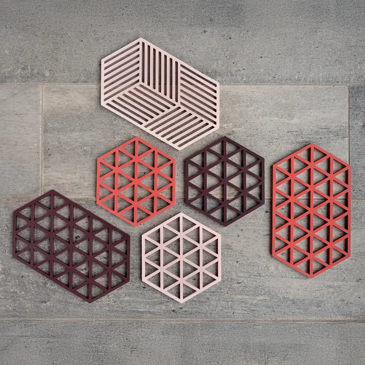 Zone Denmark - Hexagon et Triangle Dessous de verre