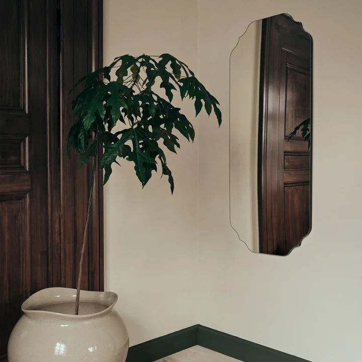 Broste Copenhagen - Lulu Miroir mural, 50 x 120 cm, noir