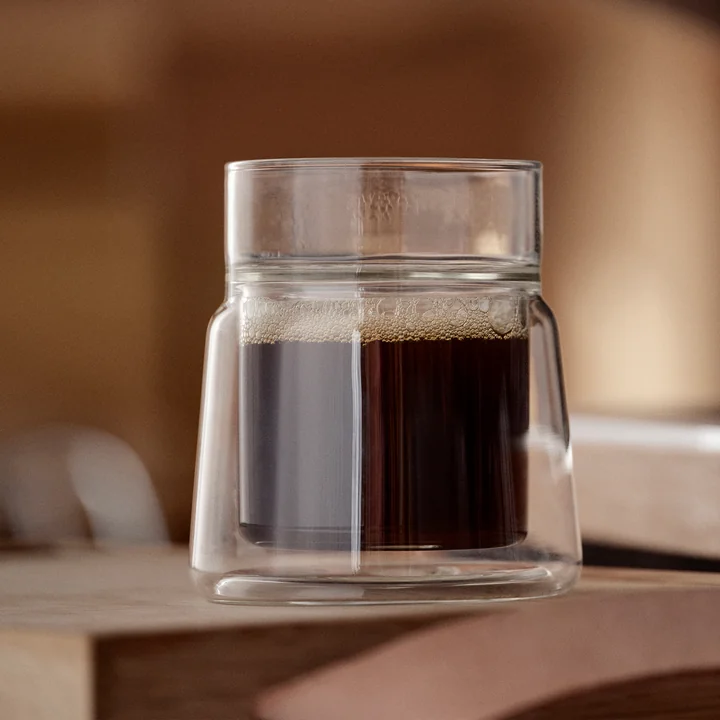 Jacob Jensen - Verre double paroi thermique, medium, 21 cl, transparent