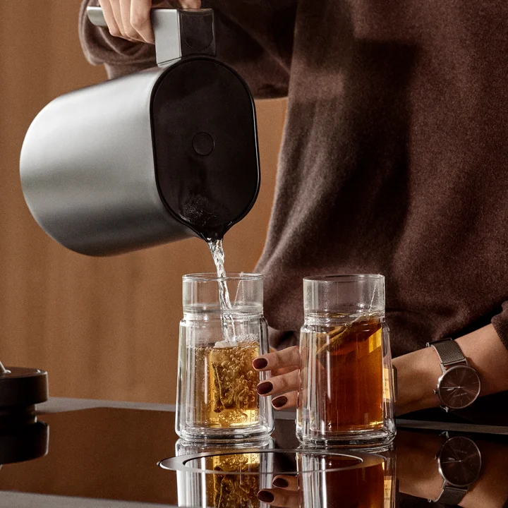 Jacob Jensen - Verre double paroi thermique, large, 33 cl, transparent