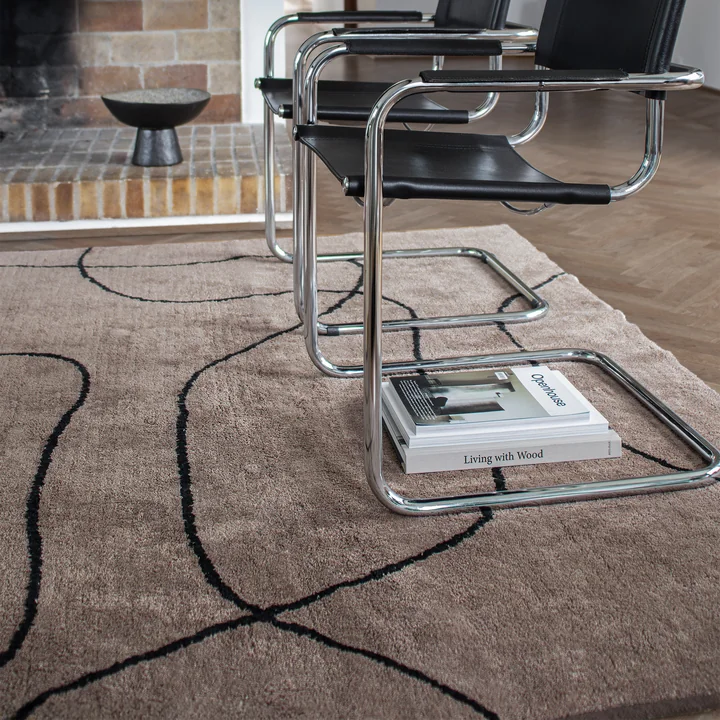 Mette Ditmer - Shadow Tapis, 140 x 200 cm, marron