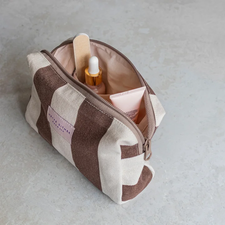 Mette Ditmer - BRING IT Trousse de toilette, 17 x 10 cm, marron
