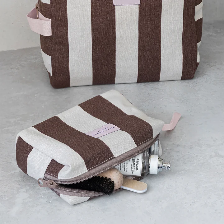 Mette Ditmer - BRING IT Trousse de toilette, 17 x 10 cm, marron