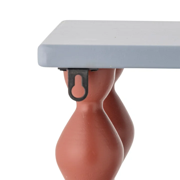 Bloomingville Mini - Bibiola Étagère murale, 80 cm, bleu