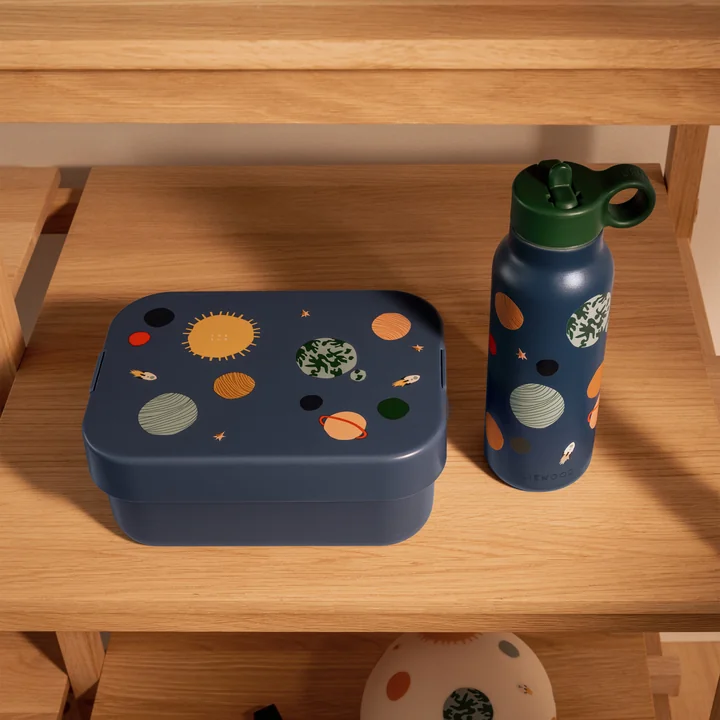 LIEWOOD - Set de boîtes à lunch Chelsey, 500 ml, Universe / classic navy