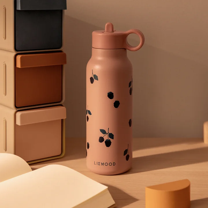 LIEWOOD - Falk Bouteille d'eau, 350 ml, Berry / pale tuscany