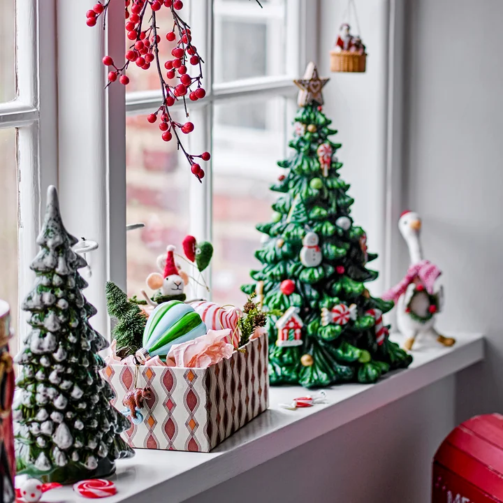 Bloomingville - Eddy Sapin décoratif avec lumière, vert