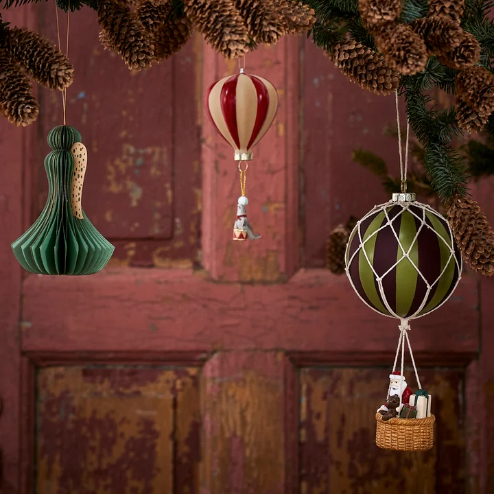 Bloomingville - Hettie ornement de Noël, rouge