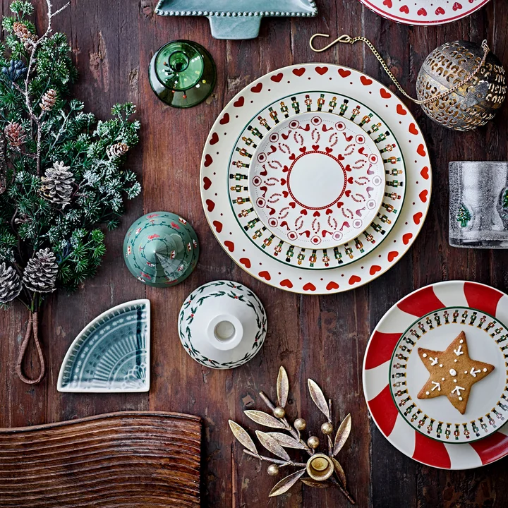 Bloomingville - Sapins de Noël en faïence Yule