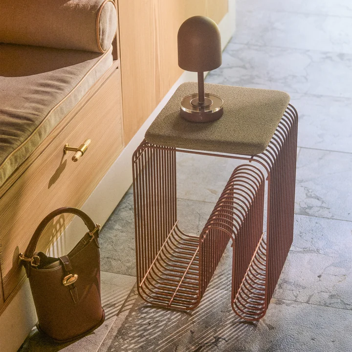 AYTM - Curva Tabouret, ambre