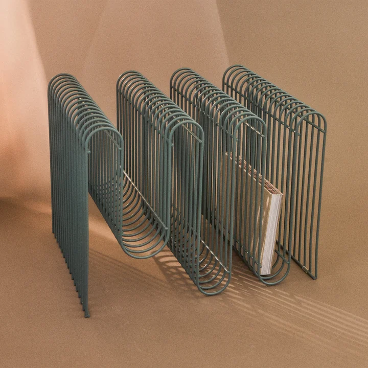 AYTM - Curva Porte-magazine, dusty blue