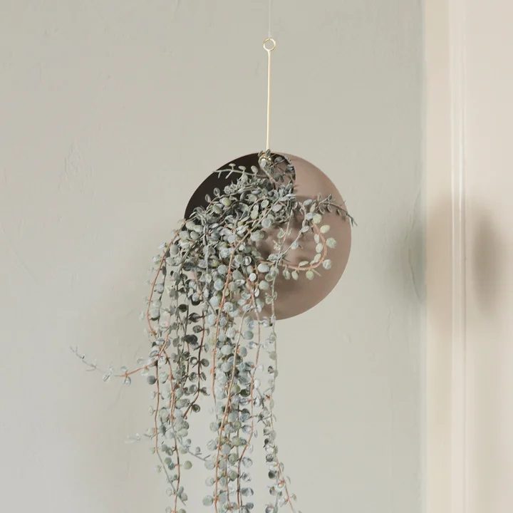 AYTM - Globe Pot de fleurs suspendu, taupe