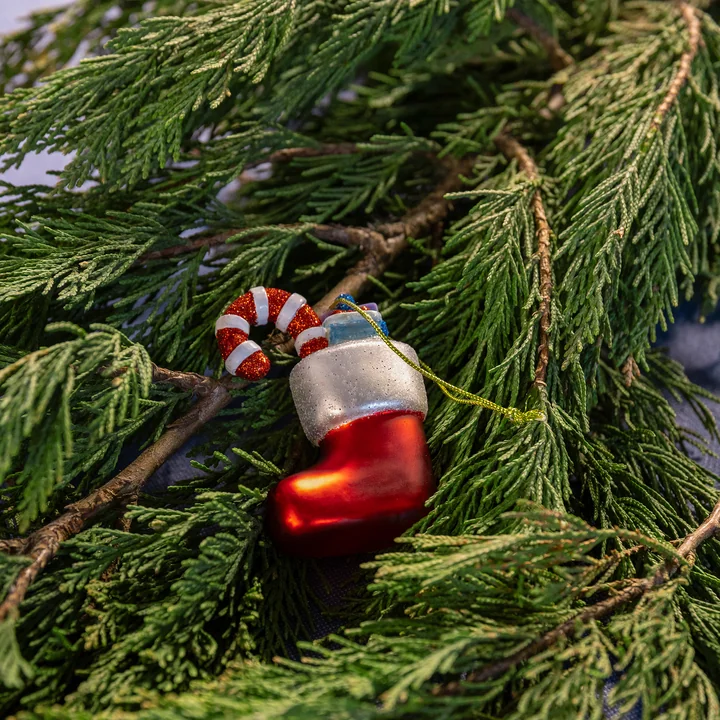 & klevering - Bas de Noël, rouge / multicolore