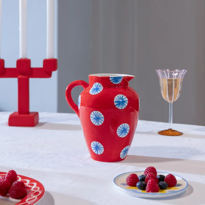 & klevering - Festivo pichet, H 18,5 cm, multicolore