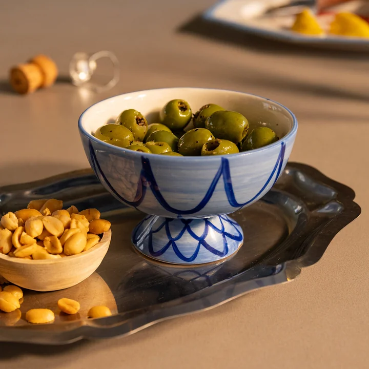 & klevering - Sirène Bowl, Ø 12,5 cm, bleu (set de 2)