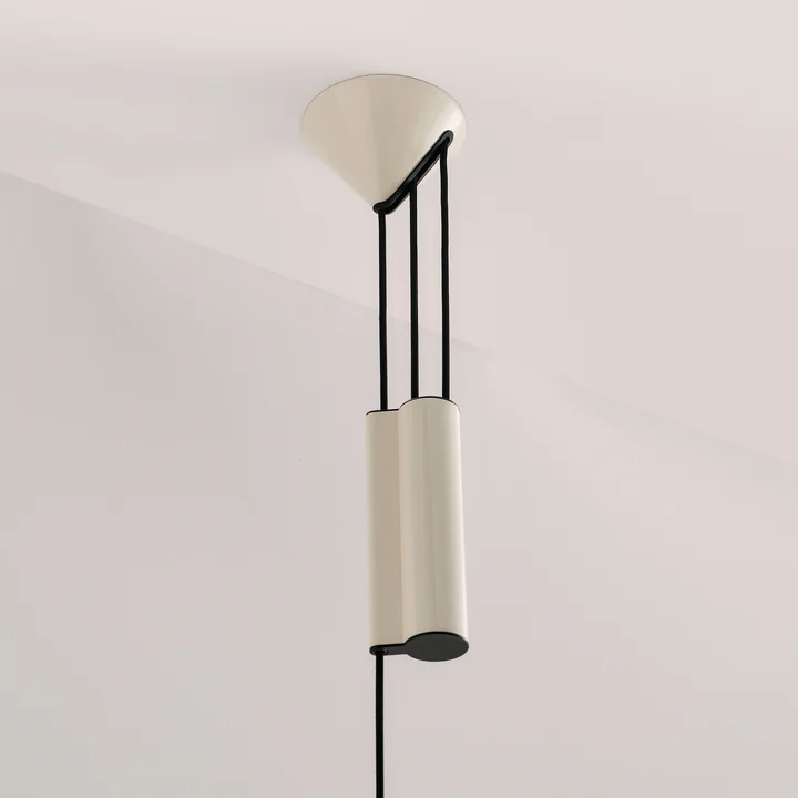 HAY - Compass Lampe suspendue, Ø 43 cm, réglable en hauteur, oyster white