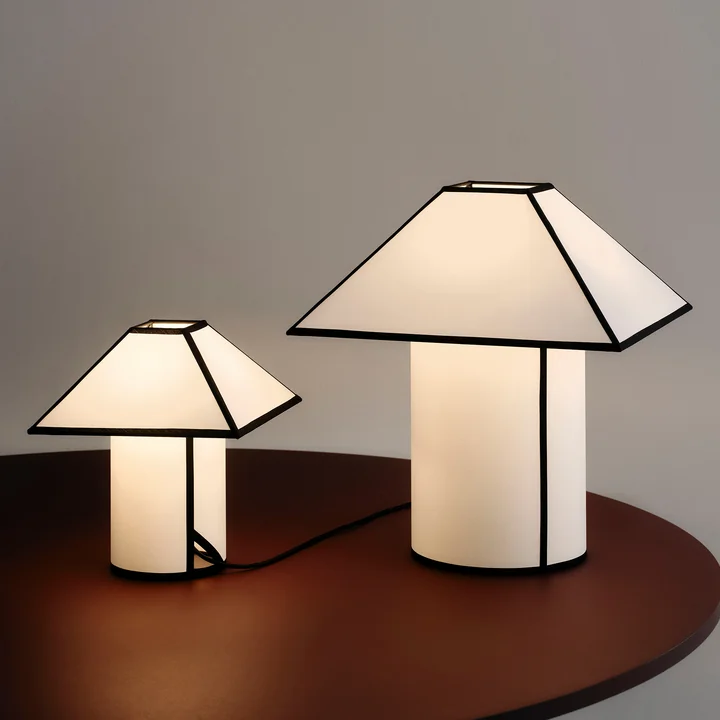 HAY - Ava Pyramid Lampes de table, blanc