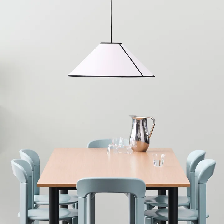 HAY - Ava Cone Lampe suspendue Ø 60 cm, blanc