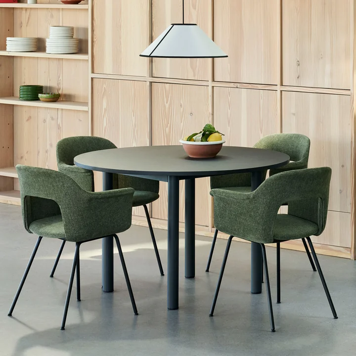 HAY - Annex Table de salle à manger, gris foncé / charcoal