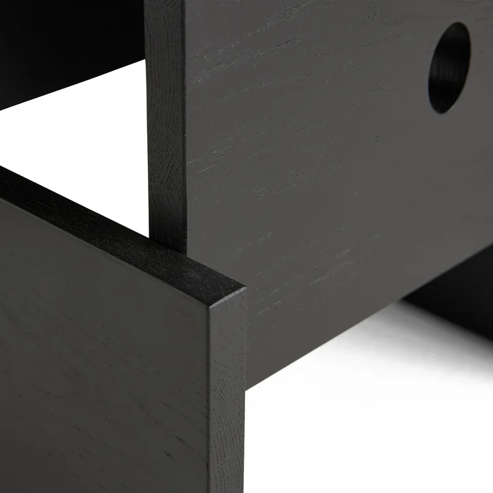 HAY - Woodbox table basse, noir