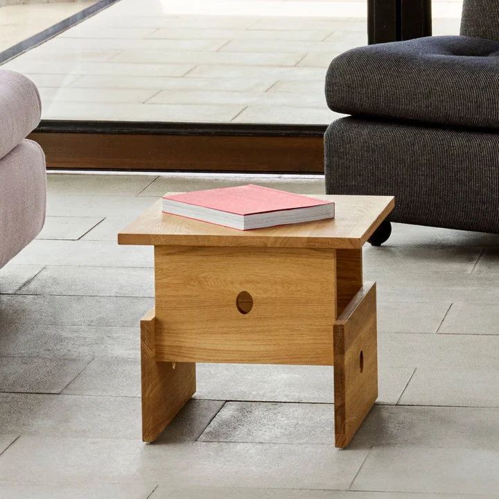 HAY - Woodbox table basse, chêne huilé