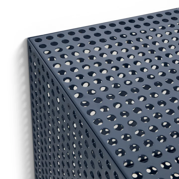 HAY - Perforated Cabinet, steel blue