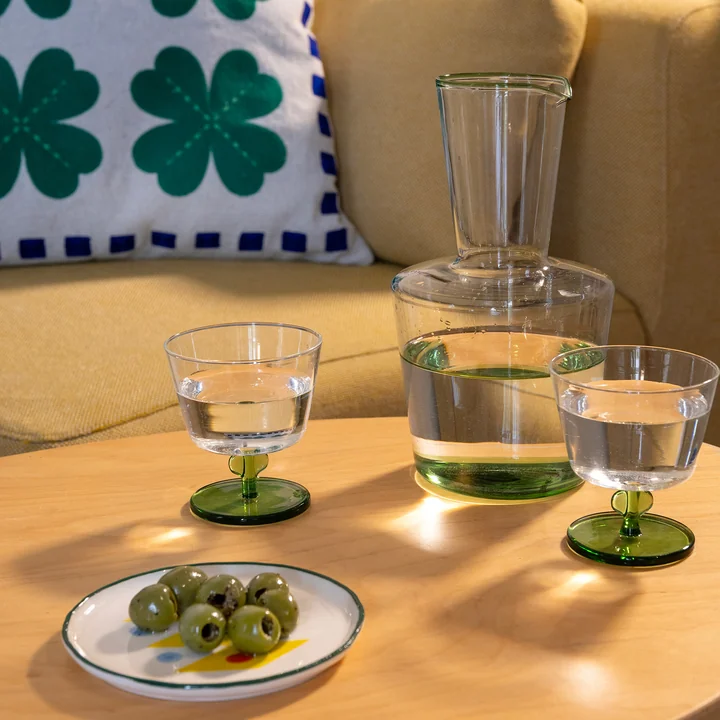 & klevering - Petal Carafe 1,3 L, vert