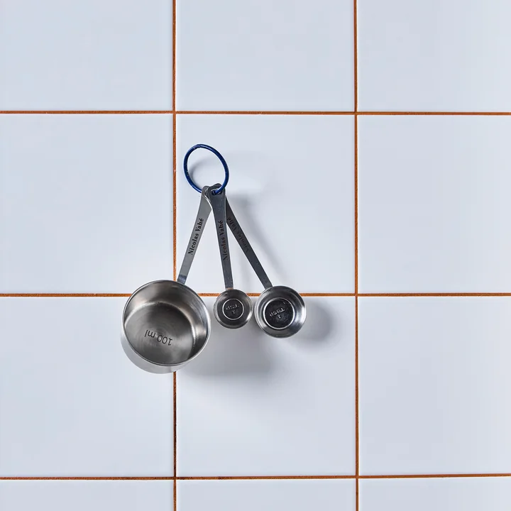 Nicolas Vahé - Cuillères à mesurer Measure, argent (lot de 3)
