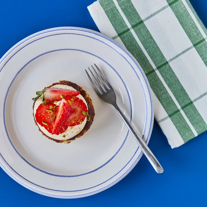 Nicolas Vahé - Cake Fourchette à gâteaux, finition argent antique (lot de 4)