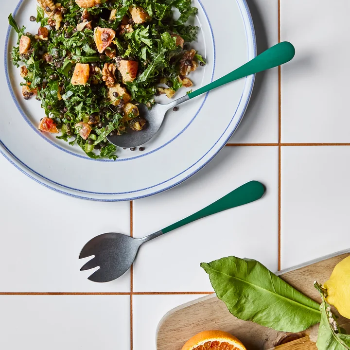 Nicolas Vahé - Serv Couverts à salade, vert (2 pcs.)