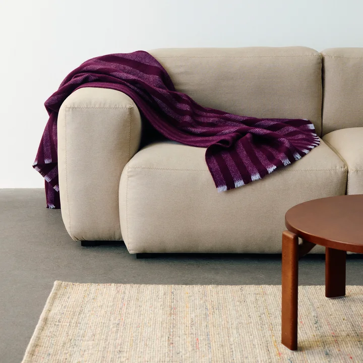 HAY - Duo Couvre-lit, 180 x 130 cm, plum