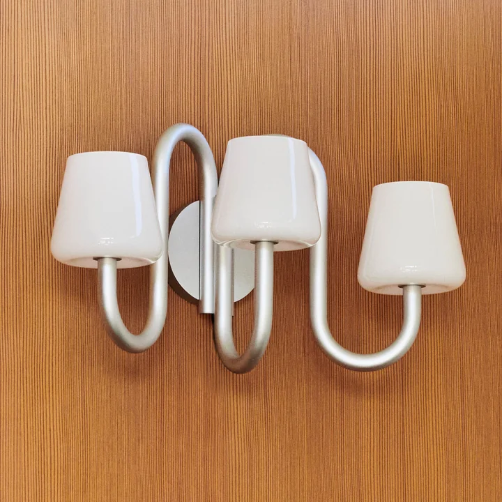 HAY - Apollo Applique murale, verre blanc opalin