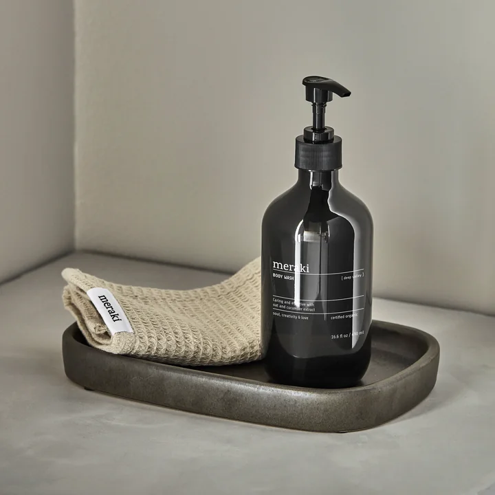 Meraki - Datura Plateau, 2 4. 5 x 1 6. 5 cm, gris foncé